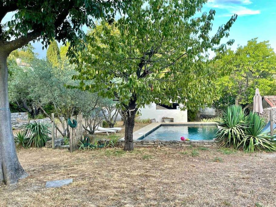 La Maison Du Prieure Vezenobres Bagian luar foto